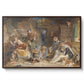 Highland Hospitality, 1832 - Floater Framed Canvas Print