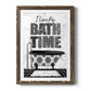 Bath Time - Barnwood Framed Art Print