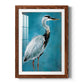 Great Blue Heron I - Premium Framed Print - Distressed Barnwood Frame - Ready to Hang