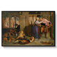 The Flight of Madeline and Porphyro, 1848 - Floater Framed Canvas Print