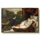 Venus with an Organist and a Dog, c. 1550 - Floater Framed Canvas Print