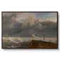 Port Ruysdael, 1827 - Floater Framed Canvas Print