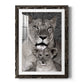 Lioness and Cub - Barnwood Framed Art Print