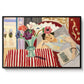 Woman with Anemones (Femme et anémones), c. 1920-1921 - Floater Framed Canvas Print