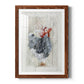 Sunday Best Hen - Barnwood Framed Art Print