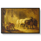 Heath Ewe and Lambs, 1810 - Floater Framed Canvas Print