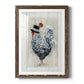 Sunday Best Rooster - Barnwood Framed Art Print