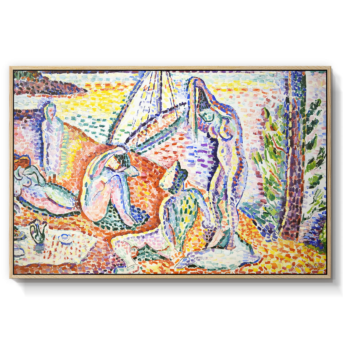 Luxe, Calme et Volupté, 1904 - Floater Framed Canvas Print