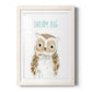 Dream Big Owl - Premium Framed Print - Distressed Barnwood Frame - Ready to Hang