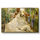 Sewing the Sail, 1896 - Floater Framed Canvas Print