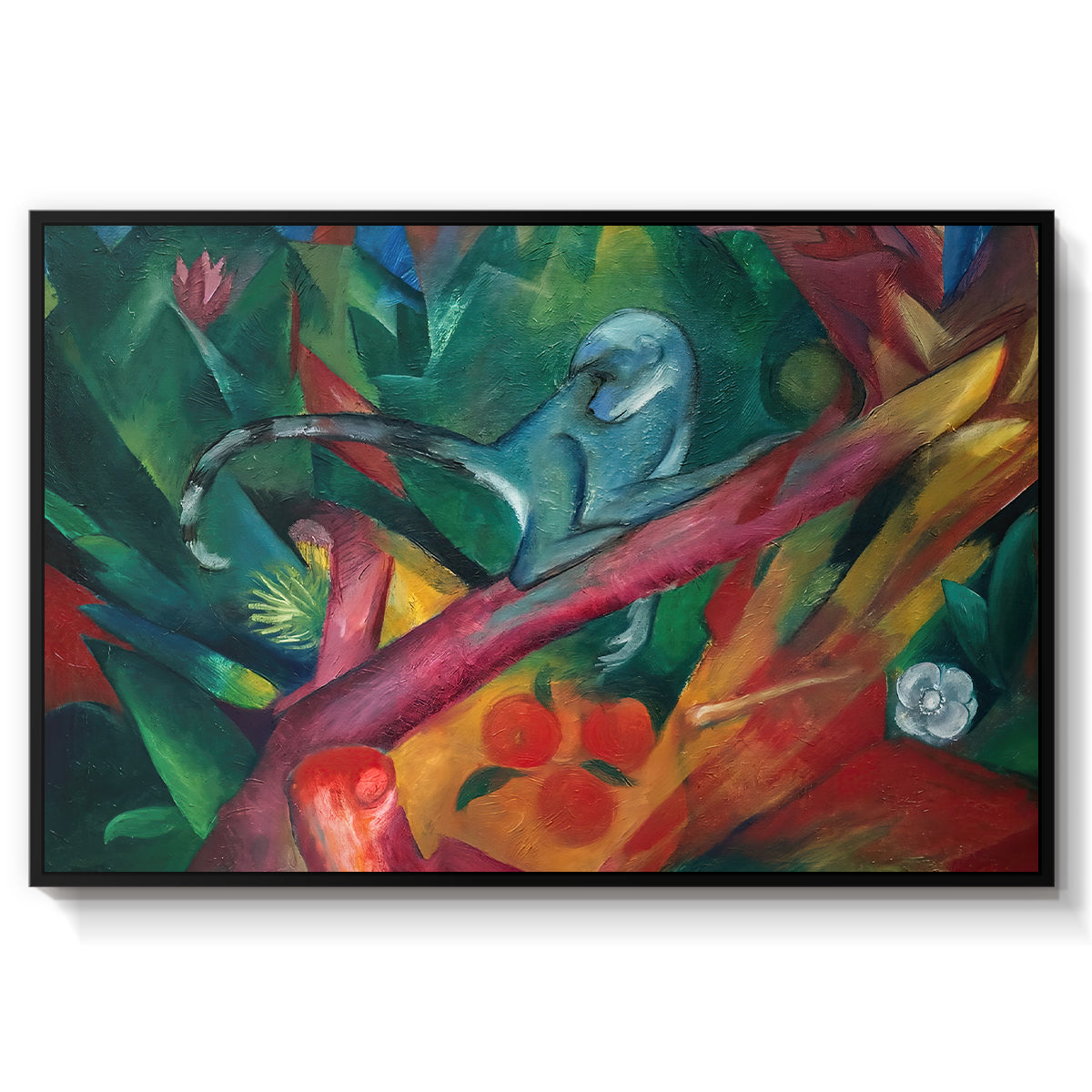 The Monkey, 1912 - Floater Framed Canvas Print