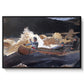 Shooting the Rapids, Saguenay River, 1905-1910 - Floater Framed Canvas Print