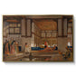 A Lady Receiving Visitors (The Reception), 1873 - Floater Framed Canvas Print