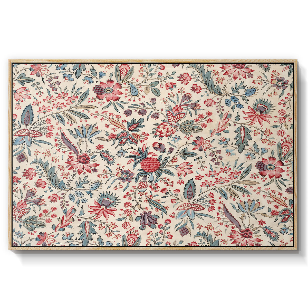 Anaras - Cream, c. 1775-1800 - Floater Framed Canvas Print