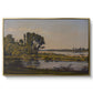 Landscape with a River, 1892 - Floater Framed Canvas Print