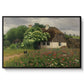Farmhouse with Meadow Flowers, 1909 - Floater Framed Canvas Print