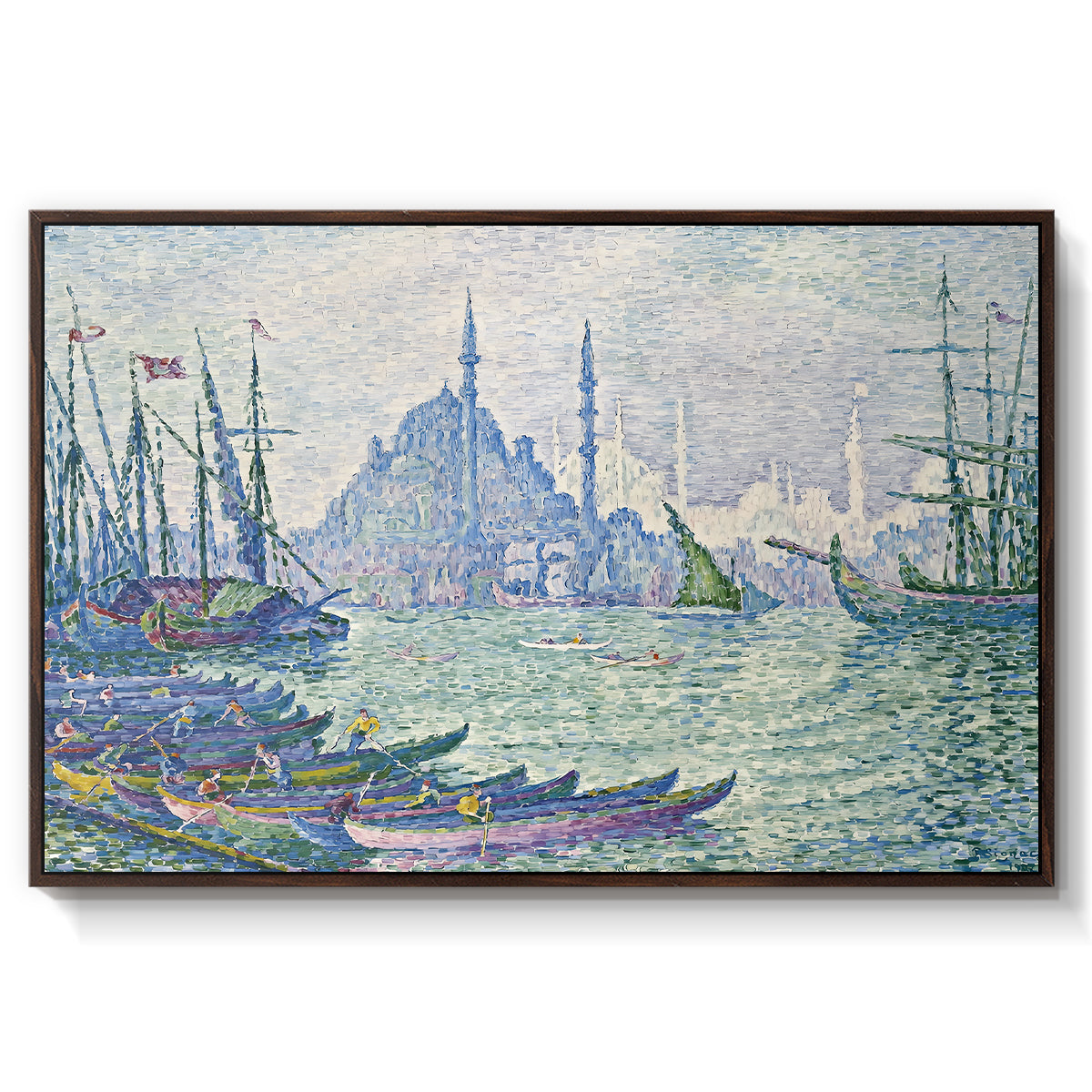The Golden Horn, Minarets, 1907 - Floater Framed Canvas Print