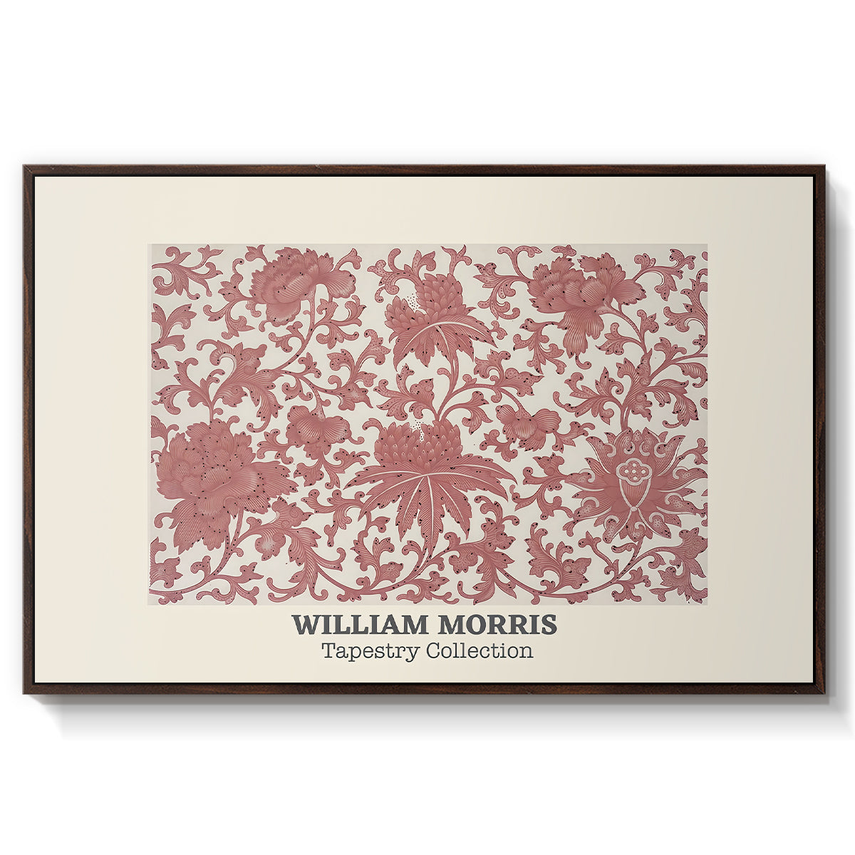 Examples of Chinese Ornament, Pl. XCIII (Morris Inspired), 1867 - Floater Framed Canvas Print