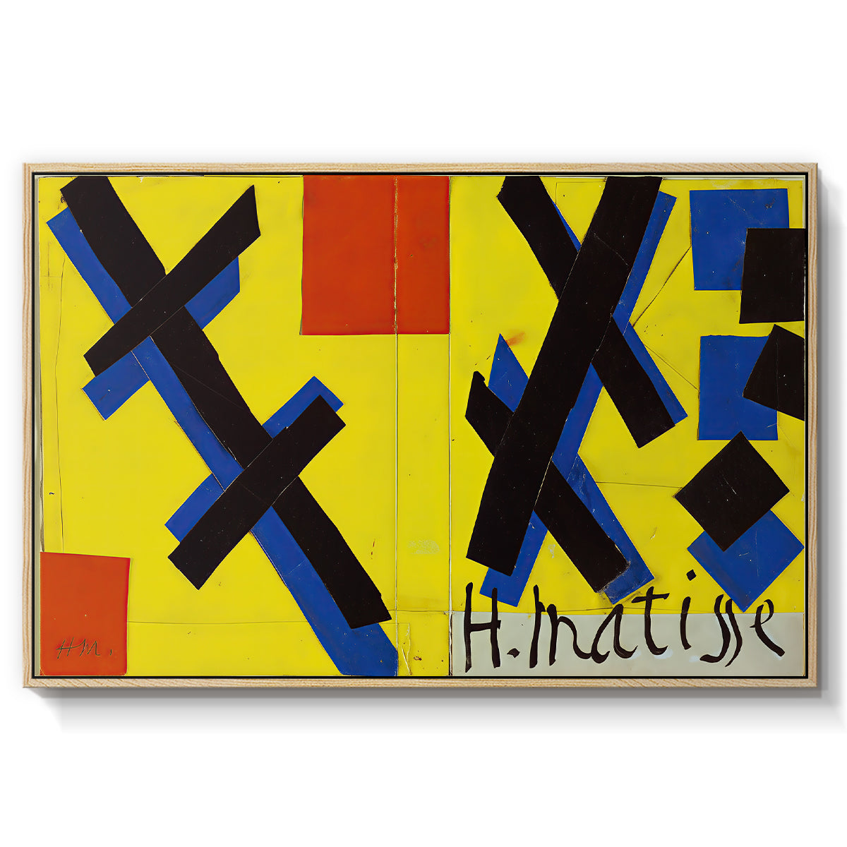 Cover Design for Matisse: His Art and His Public, 1951 - Floater Framed Canvas Print