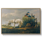 The Hay Wagon (Der Heuwagen), 1824 - Floater Framed Canvas Print