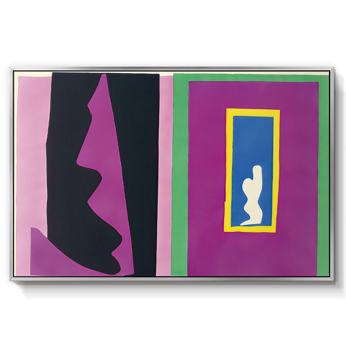 Destiny (Le destin), from Jazz, 1947 - Floater Framed Canvas Print