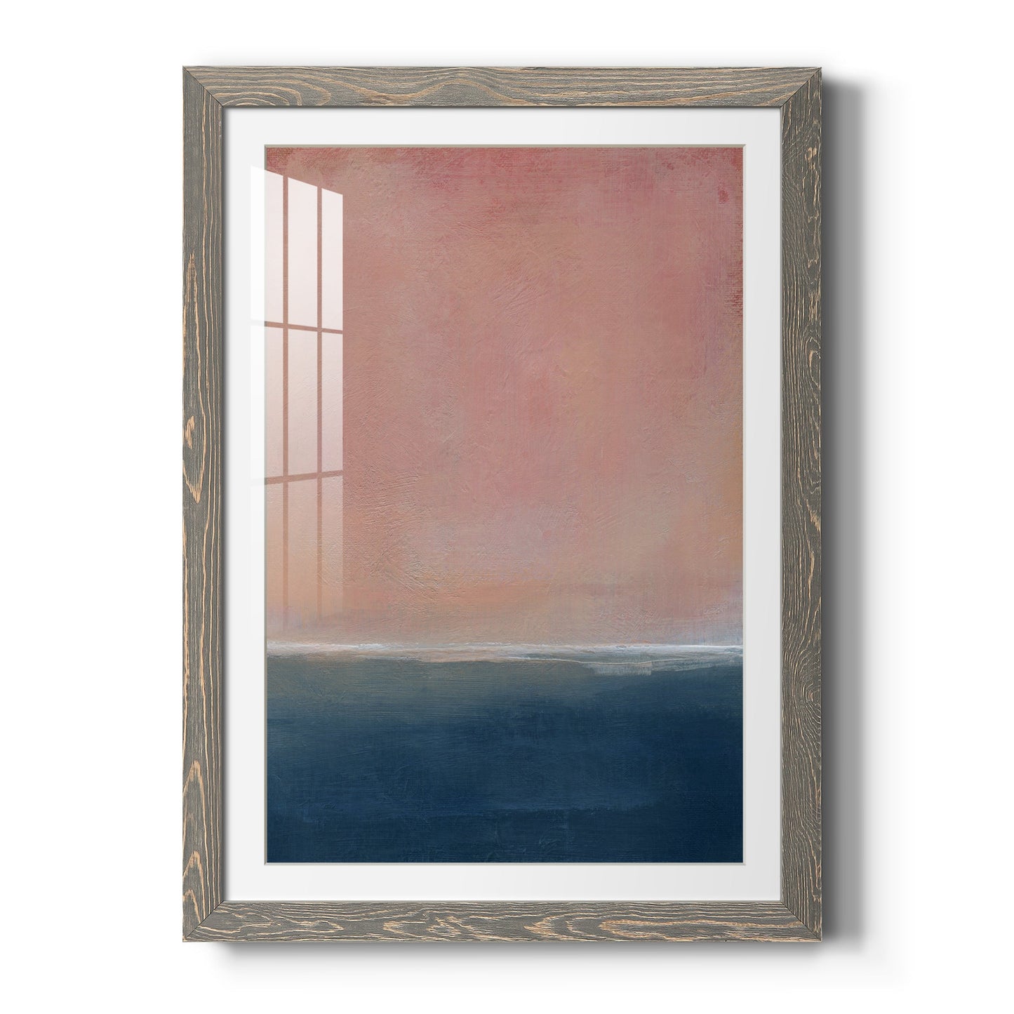 Sunset - Barnwood Framed Art Print