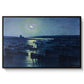 Camaret, Moonlight and Fishing Boats, 1894 - Floater Framed Canvas Print