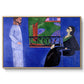 The Conversation, c. 1908-1912 - Floater Framed Canvas Print