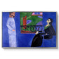 The Conversation, c. 1908-1912 - Floater Framed Canvas Print