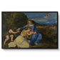 The Aldobrandini Madonna, 1532 - Floater Framed Canvas Print