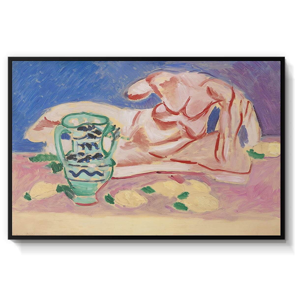 Ilyssus from the Parthenon, 1908 - Floater Framed Canvas Print
