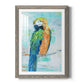 Island Parrot II - Barnwood Framed Art Print