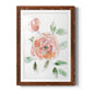 Rose Contour - Barnwood Framed Art Print