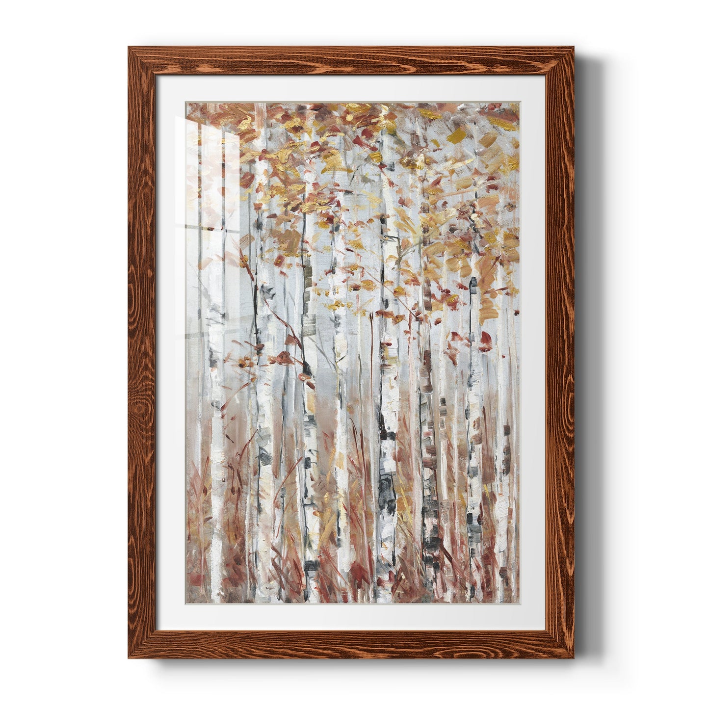 Copper Forest - Premium Framed Print - Distressed Barnwood Frame - Ready to Hang