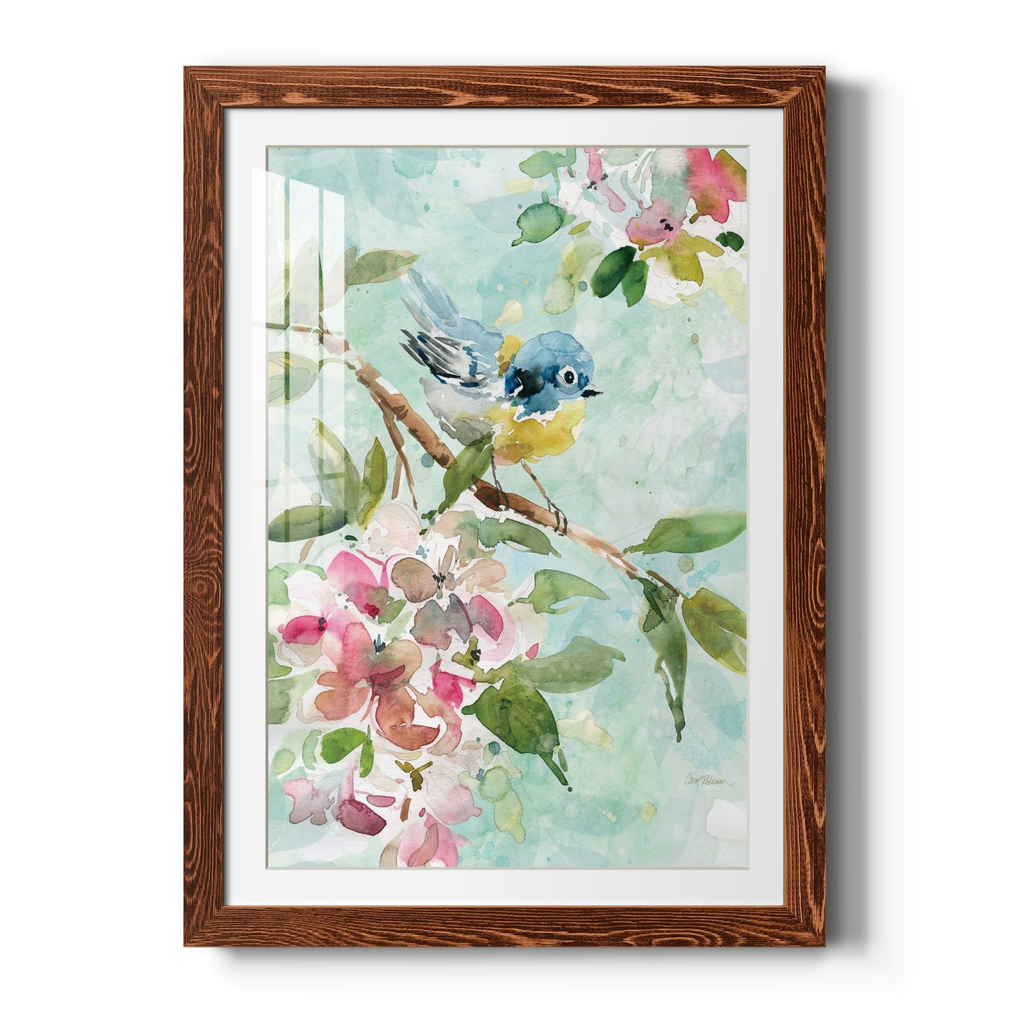 Asbury Garden Song I - Barnwood Framed Art Print