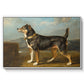 A Terrier in a Landscape, c. 1811 - Floater Framed Canvas Print