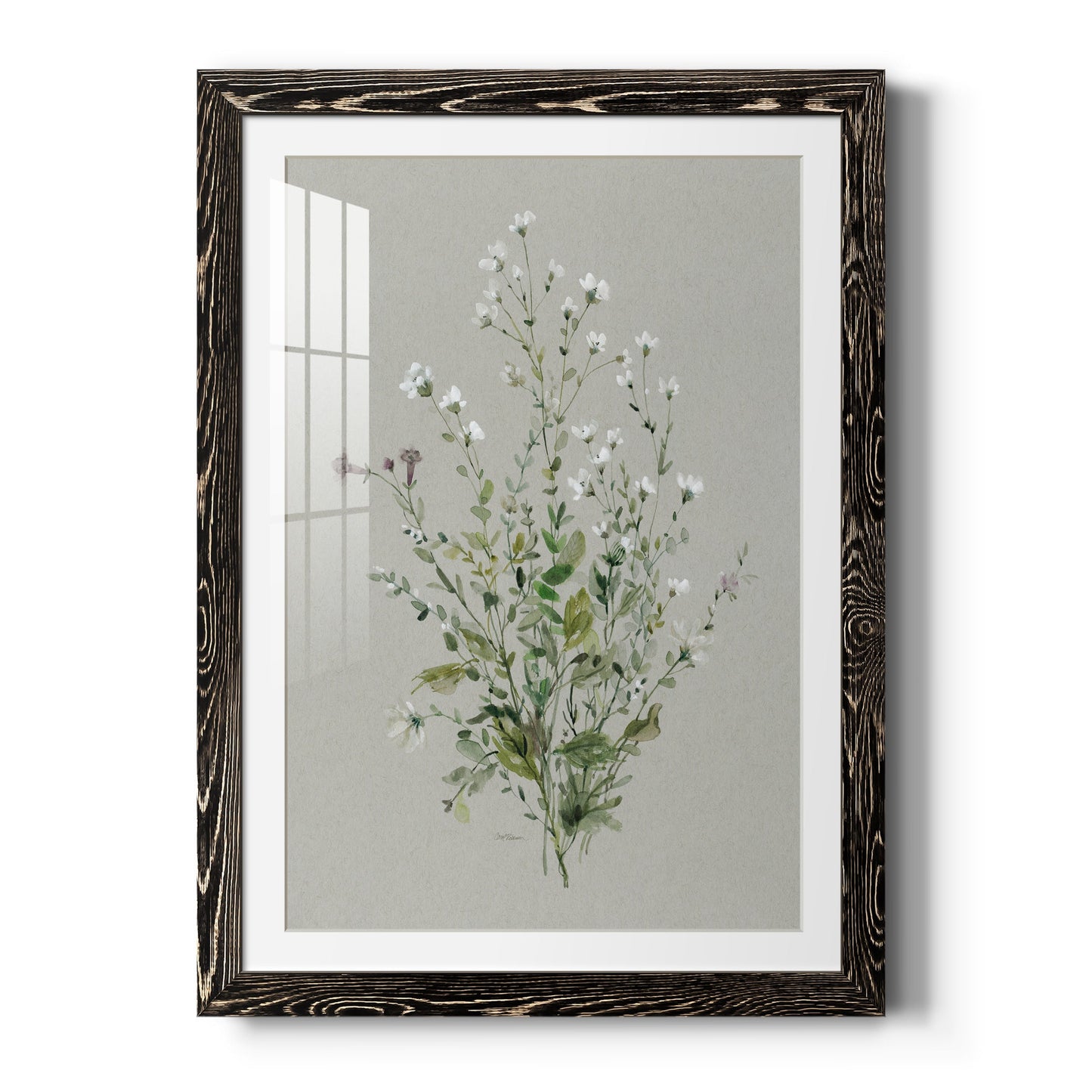 Bouquet of Grace I - Barnwood Framed Art Print