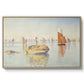 Concarneau, Quiet Morning, Opus 219, 1891 - Floater Framed Canvas Print