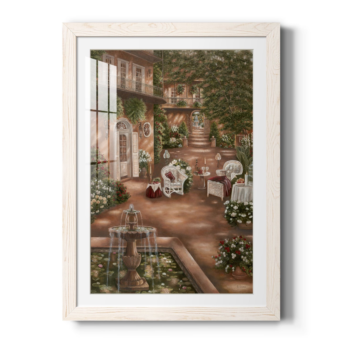 Evening Cocktails I - Premium Framed Print - Distressed Barnwood Frame - Ready to Hang