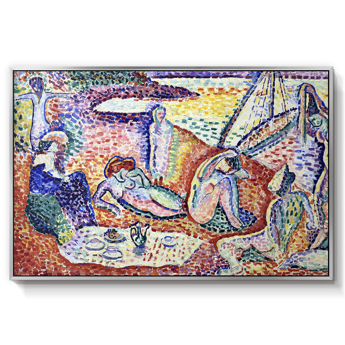Luxe, Calme et Volupté, 1904 - Floater Framed Canvas Print