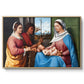 Sacred Conversation, c. 1505 - Floater Framed Canvas Print