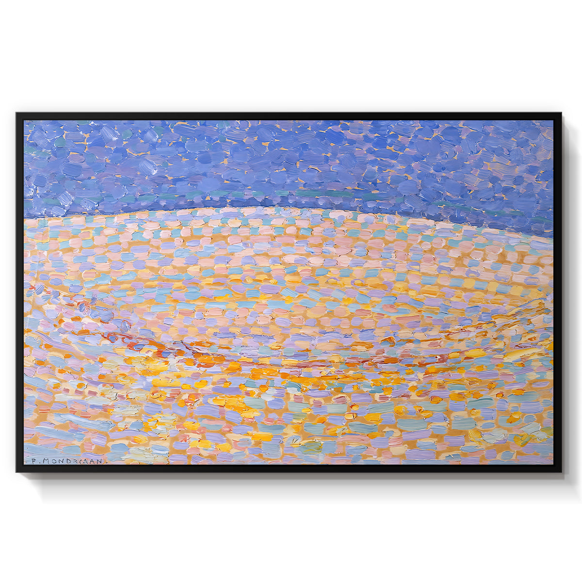 Dune III, 1909 - Floater Framed Canvas Print