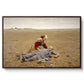 Worn Out (Udslidt), 1889 - Floater Framed Canvas Print