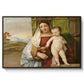The Gypsy Madonna (La Zingarella), c. 1510-1511 - Floater Framed Canvas Print
