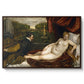 Venus with an Organist and a Dog, c. 1550 - Floater Framed Canvas Print