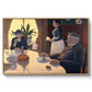The Dining Room (Breakfast), 1886-1887 - Floater Framed Canvas Print