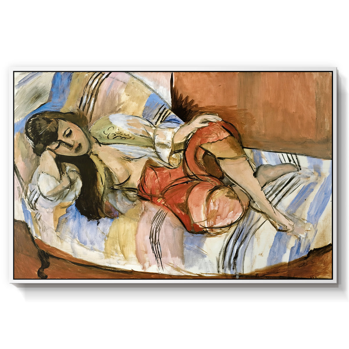 Odalisque, 1923 - Floater Framed Canvas Print