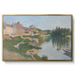 Les Andelys, Côte d'Aval, 1886 - Floater Framed Canvas Print