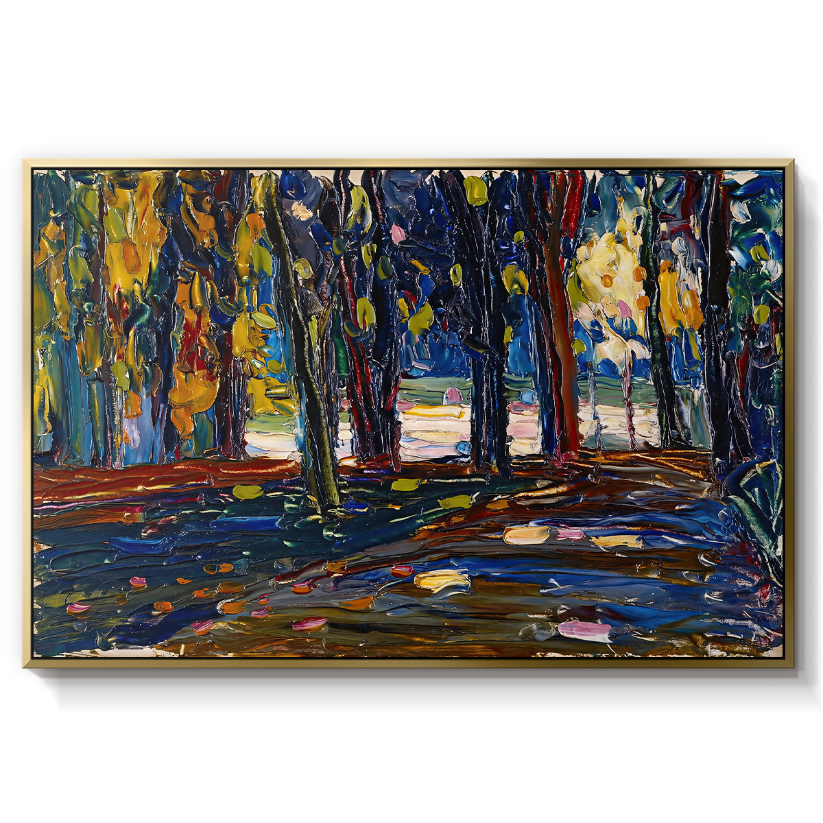 Autumn Study, 1908 - Floater Framed Canvas Print