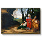 The Three Philosophers, c. 1508-1509 - Floater Framed Canvas Print